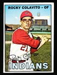 1967 Topps Baseball- #580 Rocky Colavito, Cleveland- Hi#