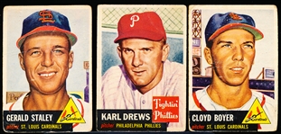 1953 Topps Bb- 7 Diff