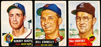 1953 Topps Bb- 7 Diff