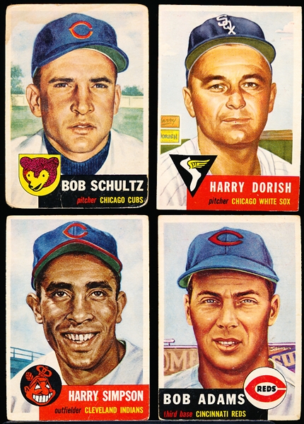 1953 Topps Bb- 7 Diff