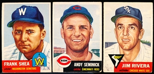 1953 Topps Bb- 7 Diff
