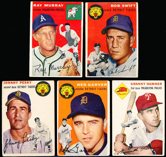 1954 Topps Bb- 12 Diff