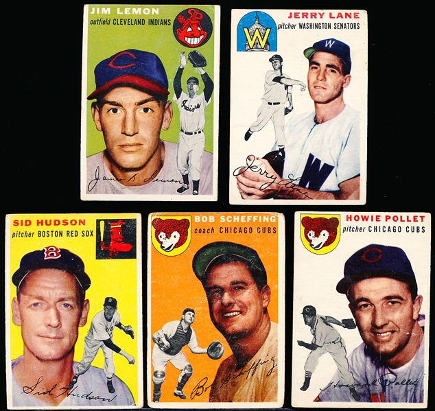 1954 Topps Bb- 12 Diff