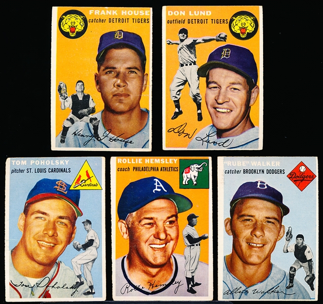 1954 Topps Bb- 6 Diff
