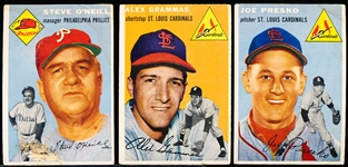 1954 Topps Bb- 12 Diff