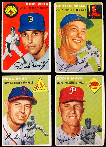 1954 Topps Bb- 17 Diff