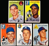 1954 Topps Bb- 5 Diff