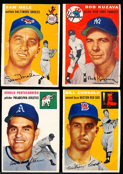 1954 Topps Bb- 8 Diff