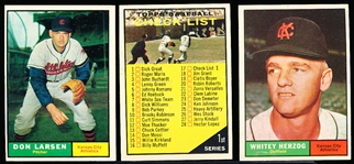1961 Topps Bb- 25 Diff