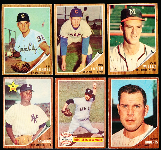 1962 Topps Bb- 6 Diff