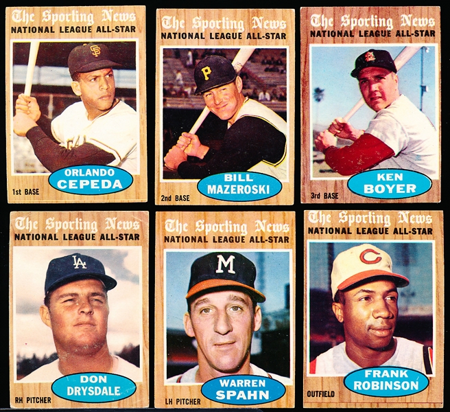 1962 Topps Bb- 6 Diff