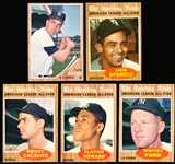 1962 Topps Bb- 5 Diff