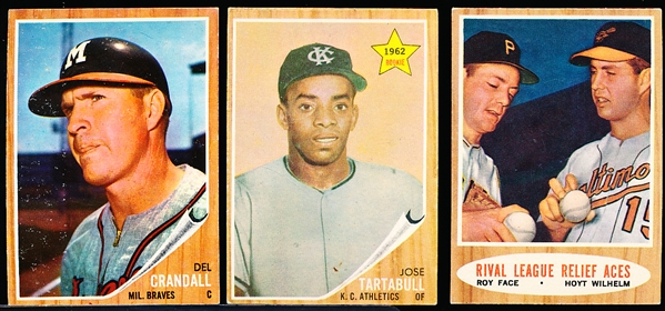 1962 Topps Bb- 25 Diff