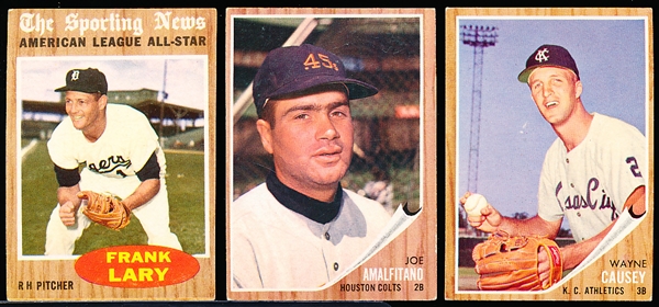 1962 Topps Bb- 18 Diff