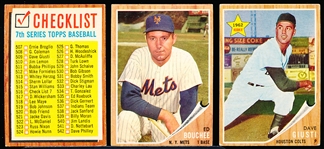 1962 Topps Bb- 17 Diff