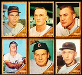 1962 Topps Bb- 6 Diff Hi#’s