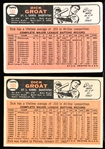 1966 Topps Bb- #103 Dick Groat, Cardinals- Both Variations