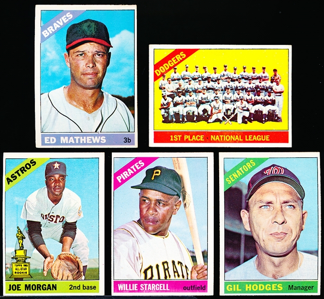 1966 Topps Bb- 5 Diff