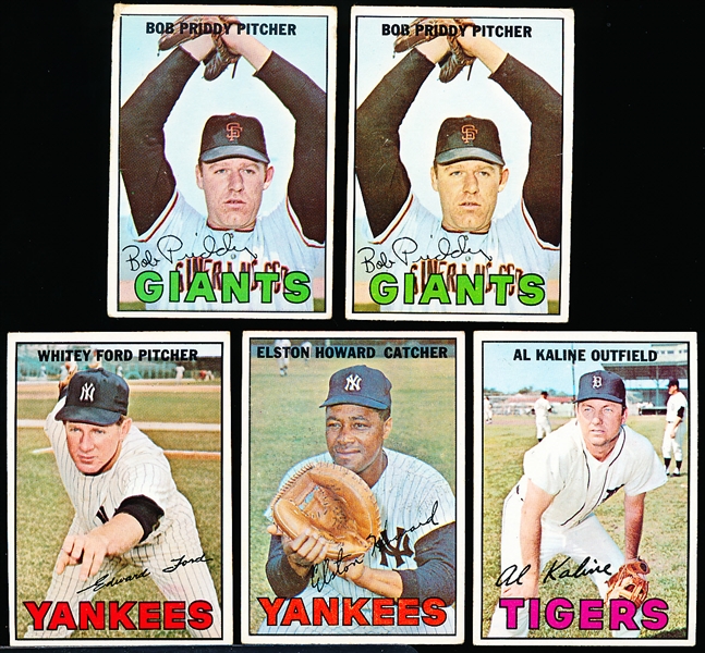 1967 Topps Bb- 5 Diff