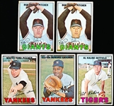 1967 Topps Bb- 5 Diff