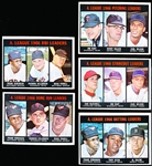 1967 Topps Bb- 8 Diff Leaders