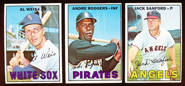 1967 Topps Bb- 4 Diff Hi#’s