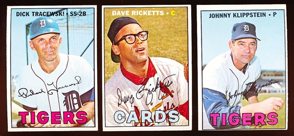 1967 Topps Bb- 4 Diff Hi#’s