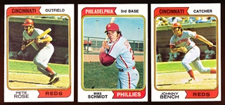 1974 Topps Bb- 6 Stars