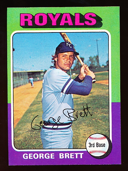1975 Topps Bb- #228 George Brett Rookie