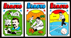 1974 Fleer “Baseball Firsts” Complete Set of 42
