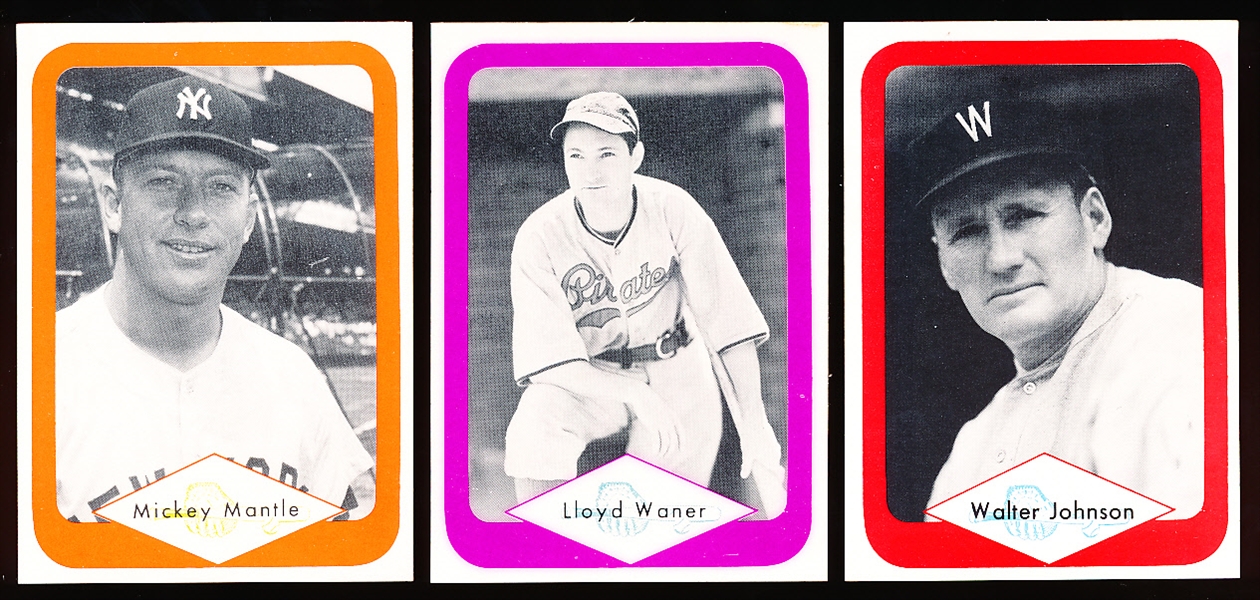 1975-76 Great Plains Greats Baseball Complete Set of 42 with Lloyd Waner SP