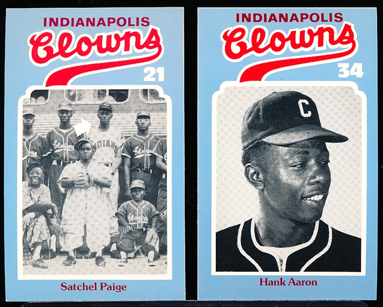 1976 Laughlin “Indianapolis Clowns” Complete Set of 42