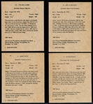 1976 Taylor/Schmierer 1947 Bowman Baseball Complete Set of 113