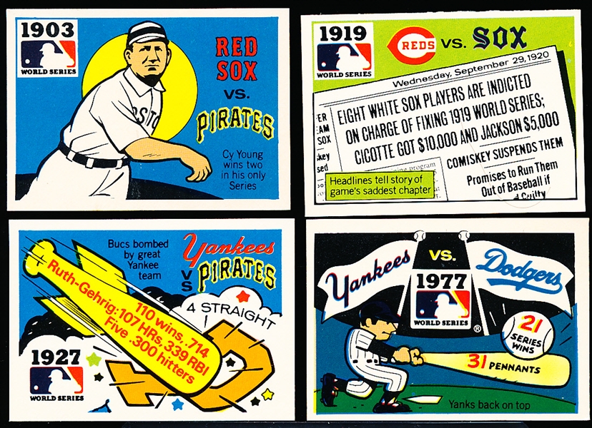 1978 Fleer “World Series” Complete Set of 75