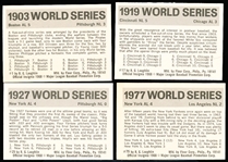 1978 Fleer “World Series” Complete Set of 75
