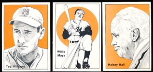 1978 Olde Cards, Inc. “Halsey Hall Recalls” Complete Set of 21
