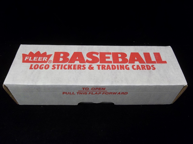 1986 Fleer Baseball Factory Set of 672- NrMt-Mt. in original box