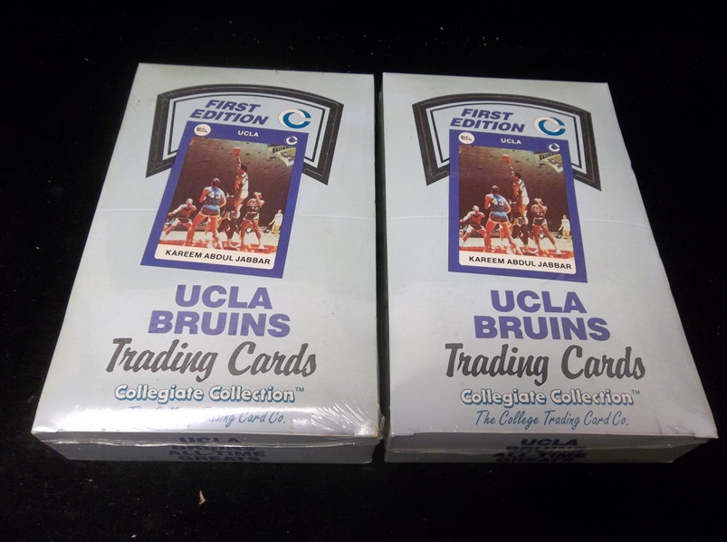 1990 Collegiate Collection “UCLA Bruins” First Edition- Two Unopened Wax Boxes