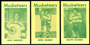 1974-75 Sioux City Musketeers Hockey Complete Set of 20 Cards
