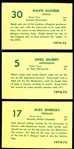 1974-75 Sioux City Musketeers Hockey Complete Set of 20 Cards