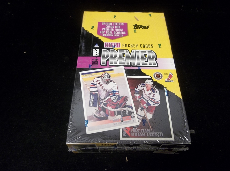 1994-95 Topps Premier Hockey- Series #1- One Unopened Wax Box- 36 packs