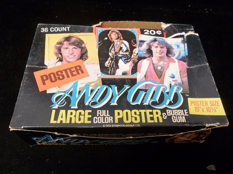 1978 Donruss “Andy Gibb Posters”- 35 Unopened Wax Packs