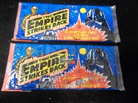 1980 Topps “Empire Strikes Back”- Two Unopened Grocery Rack Packs