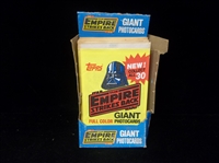 1980 Topps “Empire Strikes Back Giant Photocards”- One Unopened Counter Display Wax Box-
