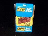1980 Topps “Empire Strikes Back Giant Photocards”- One Unopened Counter Display Wax Box