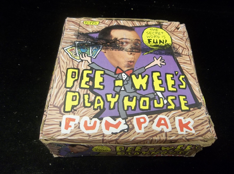 1988 Topps “Pee-Wee’s Playhouse”- 35 Unopened Wax Packs