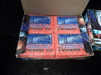1991 Topps “T2: Terminator 2 Judgement Day”- Two Unopened Sticker Boxes