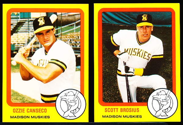 1988 Tom Daniels Minor League Bsbl.- Madison Muskies Set of 25