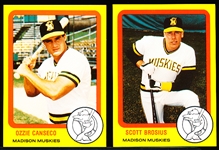 1988 Tom Daniels Minor League Bsbl.- Madison Muskies Set of 25