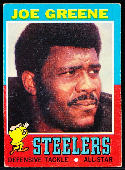 1971 Topps Ftbl. #245 Joe Greene RC